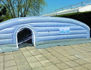 abri de chantier gonflable Walter piscine