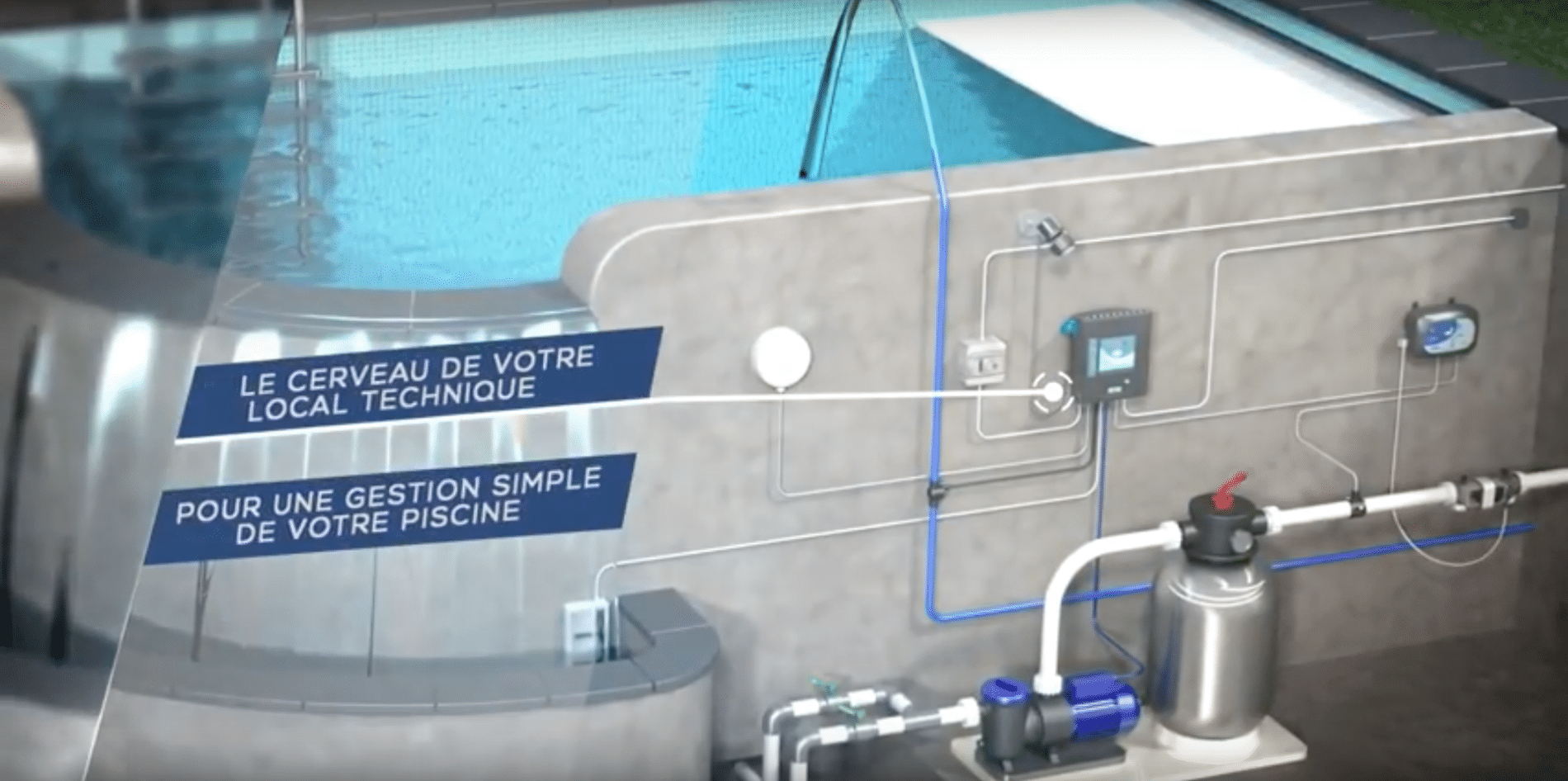 Coffret électrique piscine