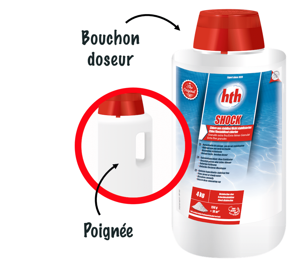 gamme hypochlorite de calcium