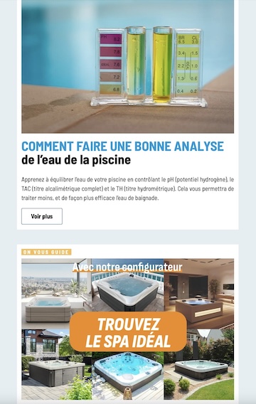 Newsletter Idées Piscine