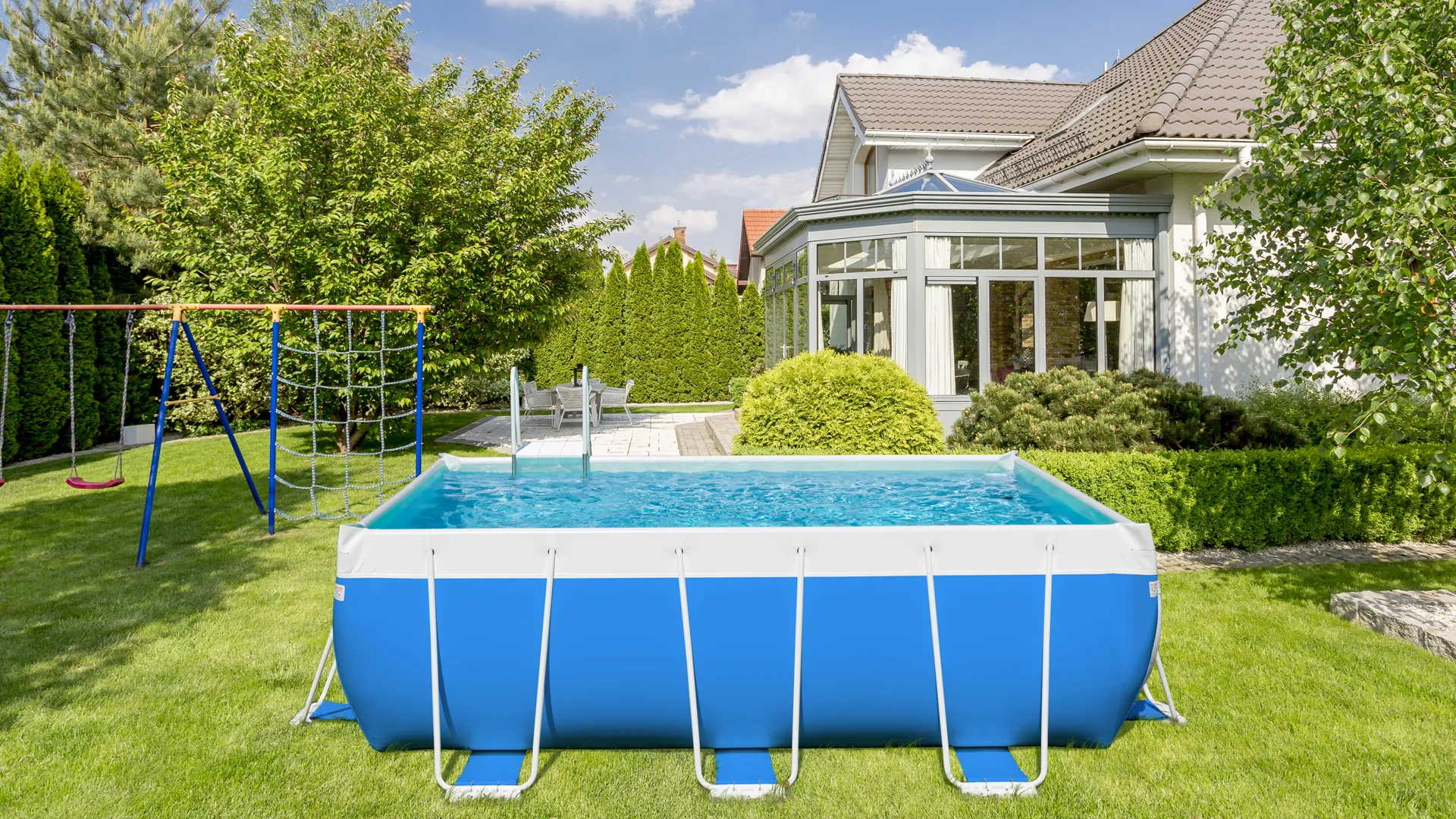 Canicule et Piscine Hors-sol