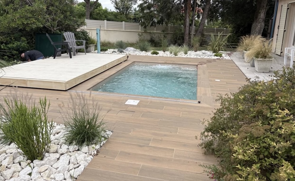 Piscinistes dans les Landes