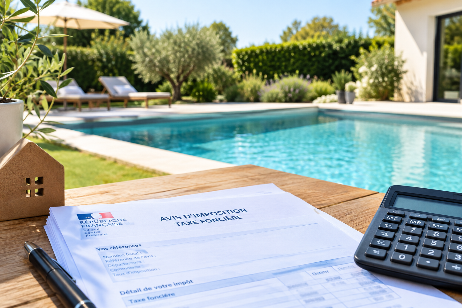 Taxe foncière piscine