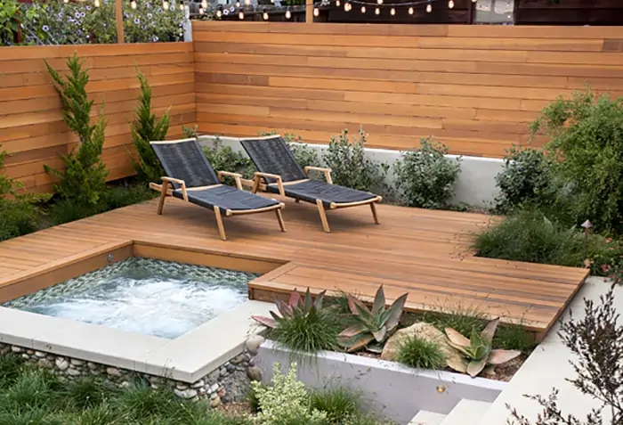 10 idées d'installation de spas en extérieur