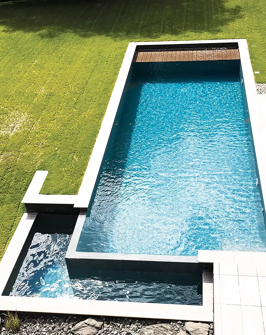 Piscine à débordement Debord'ô
