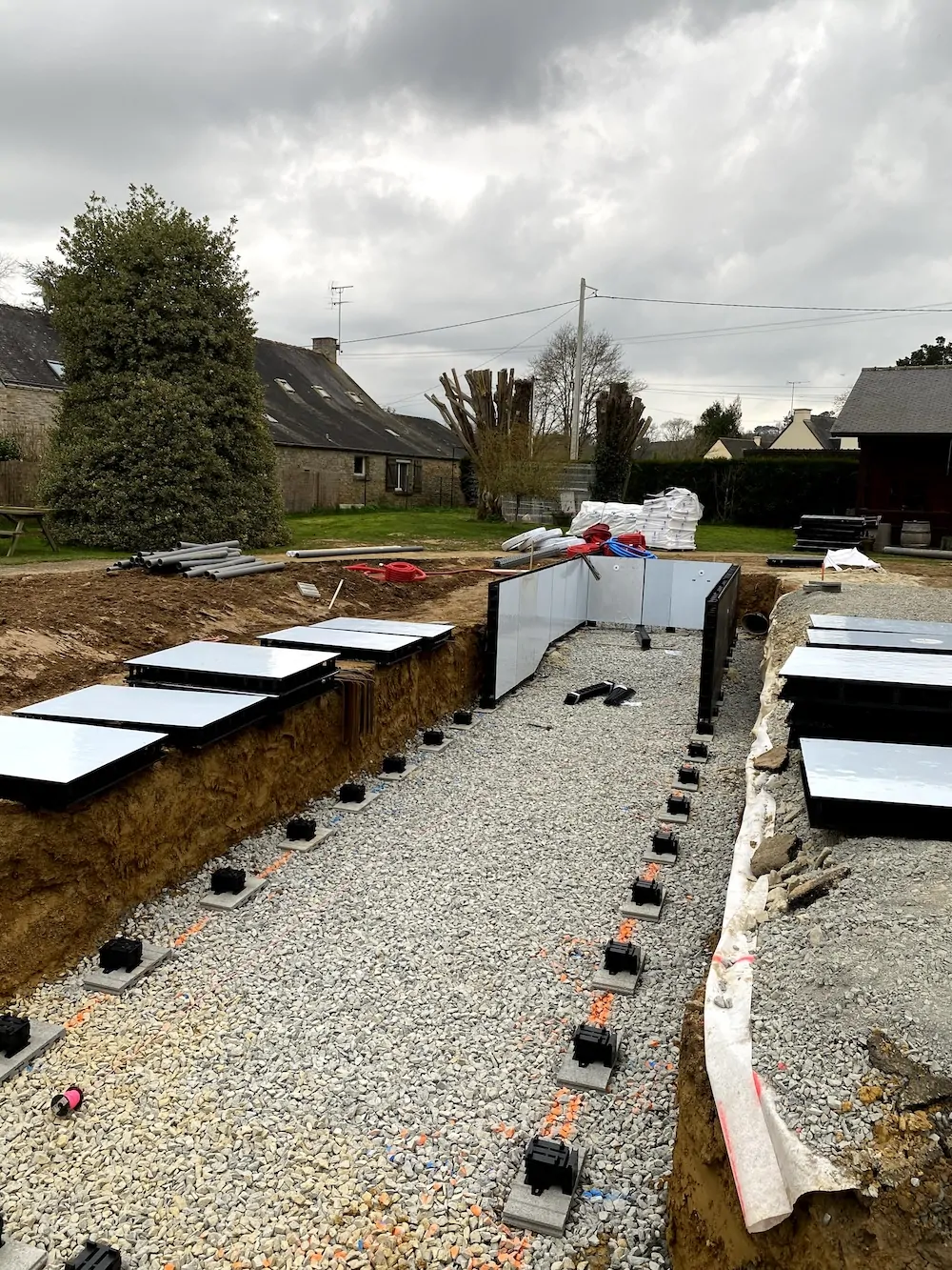 Chantier couloir de nage