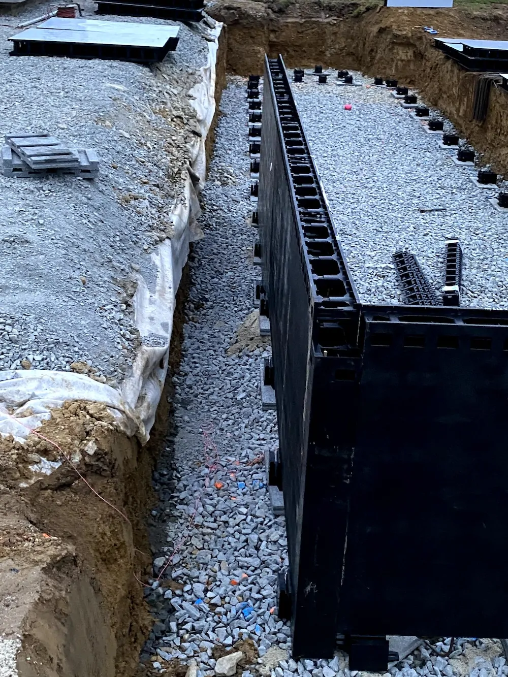 Chantier couloir de nage