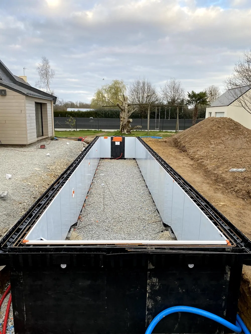 Chantier couloir de nage