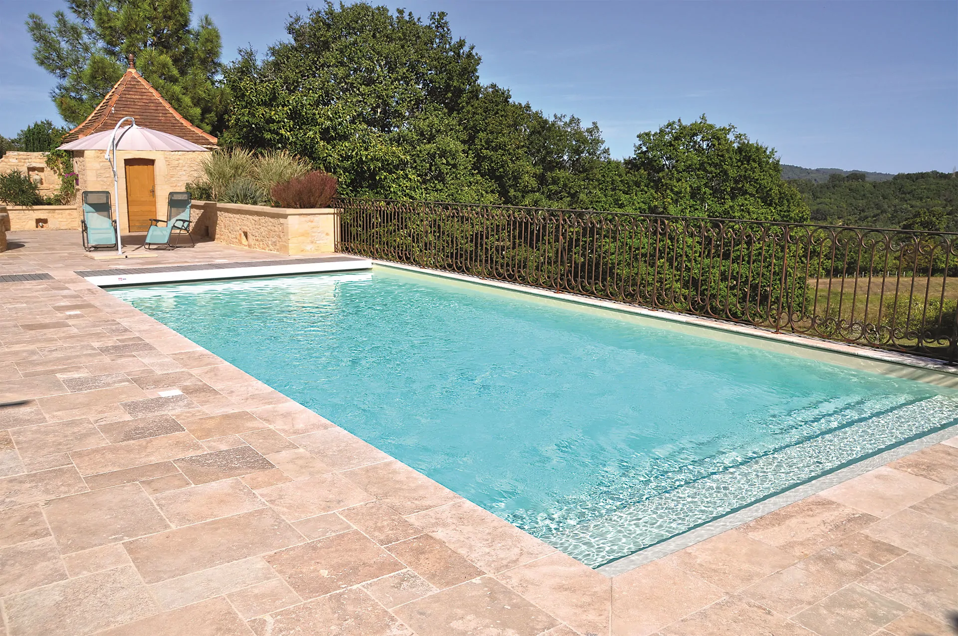 Revêtement plage piscine